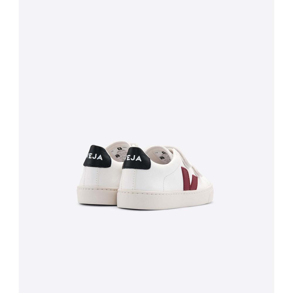 Veja ESPLAR CHROMEFREE Kids' Sneakers White/Black | NZ 836OKI